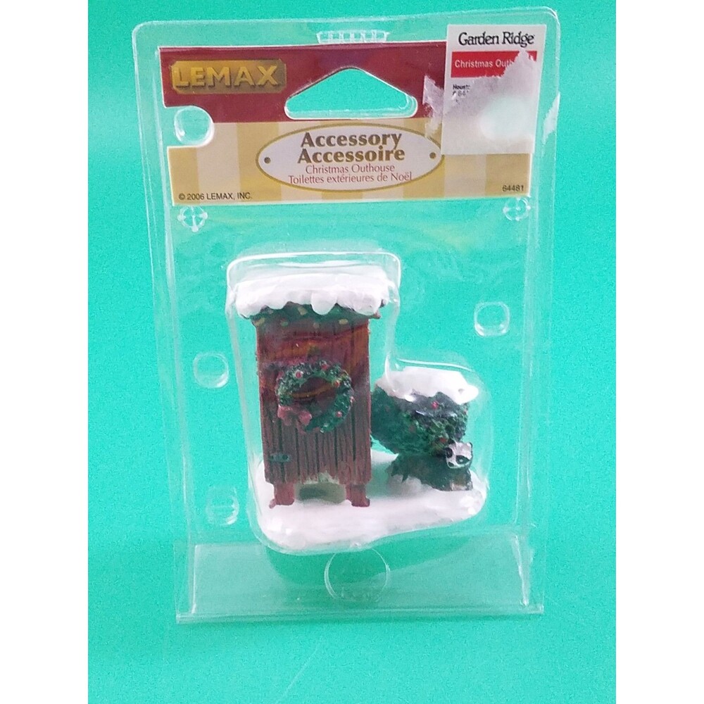 LEMAX 2006 Christmas Outhouse accessory #64481 NIP Village Collection
